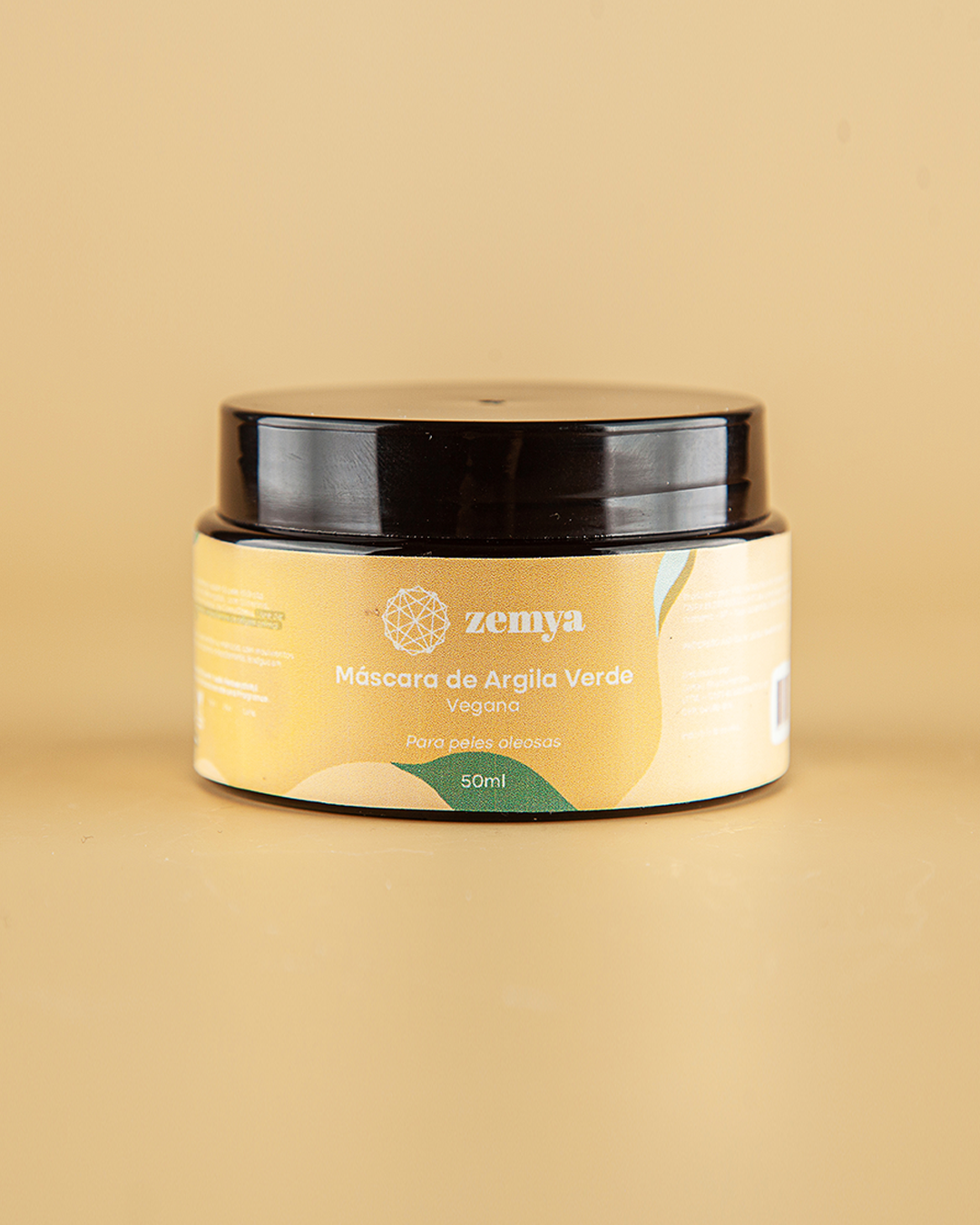 Máscara Facial Vegano - Argila Verde