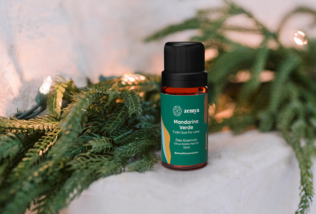 Oleo Essencial  Mandarina Verde - Tudo que for leve 10ml